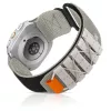 Mybandz Military tépőzáras szövet szíj-szürke-ezüst/Samsung Galaxy Watch Ultra