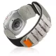 Mybandz Military tépőzáras szövet szíj-szürke-ezüst/Samsung Galaxy Watch Ultra