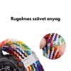 Mybandz fonott rugalmas szövet-szürke/Samsung Galaxy Watch Ultra