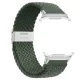 Mybandz fonott rugalmas szövet-zöld/Samsung Galaxy Watch Ultra