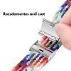Mybandz fonott rugalmas szövet-fekete/Samsung Galaxy Watch Ultra