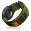 Mybandz Military tépőzáras szövet szíj-zöld-fekete/Samsung Galaxy Watch Ultra