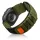 Mybandz Military tépőzáras szövet szíj-zöld-fekete/Samsung Galaxy Watch Ultra