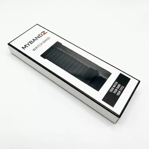 Mybandz Marine szövet szíj-fekete/Samsung Galaxy Watch Ultra