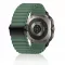 Mybandz Marine szövet szíj-zöld/Samsung Galaxy Watch Ultra-Ultra2