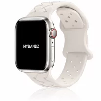   Apple Watch BraidLoop szilikon óraszíj/bézs/44/45/46 és 49 mm