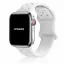 Apple Watch BraidLoop szilikon óraszíj/fehér/40/41 és 42 mm