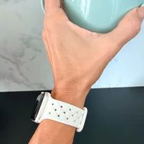   Apple Watch BraidLoop szilikon óraszíj/fehér/40/41 és 42 mm