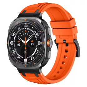   Mybandz Cyber szilikon szíj-narancs/Samsung Galaxy Watch Ultra