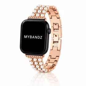   Apple Watch gyöngysoros fém óraszíj-rosegold /44/45//46/49 mm