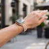 Apple Watch gyöngysoros fém óraszíj-rosegold /44/45//46/49 mm