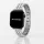 Apple Watch gyöngysoros fém óraszíj-ezüst /44/45//46/49 mm