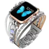 Apple Watch Gyöngyös karkötő szíj -szürke-ezüst/40/41 és 42mm