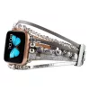Apple Watch Gyöngyös karkötő szíj -szürke-ezüst/40/41 és 42mm