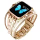 Apple Watch Gyöngyös karkötő szíj-púder-arany/40/41 és 42mm