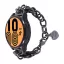 Mybandz Love fém karkötő szíj-fekete/20mm