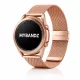 MYBANDZ Csatos milánói  fém óraszíj /rosegold/ 22mm