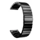 MYBANDZ Nagy láncszemes fém óraszíj - fekete/18mm