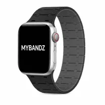   Apple Watch Train mágneses szilikon szíj /fekete-szürke/44/45/46/49 mm