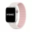 Apple Watch Train mágneses szilikon szíj /bézs-púder/40/41 és 42 mm
