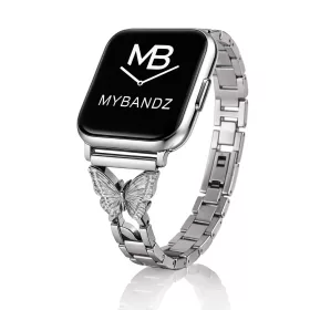 Apple Watch pillangó fém óraszíj /ezüst/ 40/41 és 42mm
