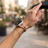 Apple Watch pillangó fém óraszíj /rosegold/42/44/45/49mm