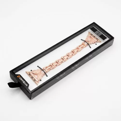 Apple Watch pillangó fém óraszíj /rosegold/ 40/41 és 42mm