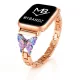 Apple Watch pillangó fém óraszíj- rosegold-szines /44/45/46 és 49 mm