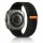 Mybandz Trail Loop tépőzáras szövet szíj-fekete/Samsung Galaxy Watch Ultra
