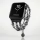 Apple Watch pearl karkötő óraszíj /fekete/ 44/45/46/49 mm