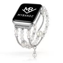   Apple Watch pearl karkötő óraszíj /fehér/ 40/41 és 42mm