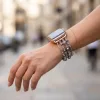 Apple Watch pearl karkötő óraszíj /lila/ 40/41 és 42mm