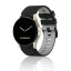 MYBANDZ kétszínű rés-nélküli szilikon óraszíj Galaxy Watch 4-5-6-7/fekete-szürke/ 20mm