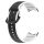 MYBANDZ rés-nélküli szilikon óraszíj Galaxy Watch 4-5-6 /fekete-fehér/ 20mm