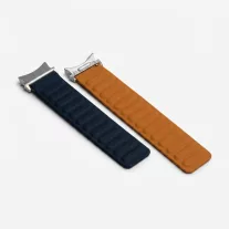   MYBANDZ kétrészes mágneses szilikon óraszíj Galaxy Watch 4-5-6-7/fekete(fekete csatlakozó)/ 20mm