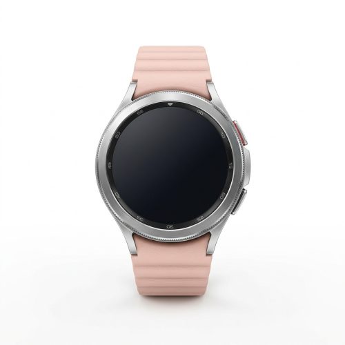 MYBANDZ mágneses szilikon óraszíj Galaxy Watch 4-5-6-7/púder-szürke/ 20mm