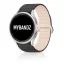 MYBANDZ mágneses szilikon óraszíj Galaxy Watch 4-5-6-7/szürke-bézs/ 20mm