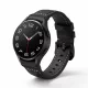 MYBANDZ Elegáns bőróraszíj Galaxy Watch 4-5-6-7/fekete(fekete csat)/ 20mm