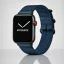 Apple Watch vintage bőróraszíj-kék 44/45/46 és 49 mm