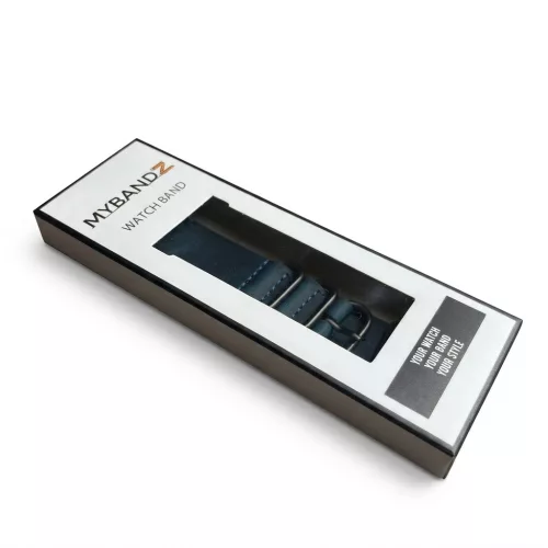 Apple Watch vintage bőróraszíj-kék 44/45/46 és 49 mm