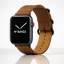 Apple Watch vintage bőróraszíj-világosbarna 44/45/46 és 49 mm