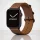 Apple Watch vintage bőróraszíj-sötét barna 44/45/46 és 49 mm
