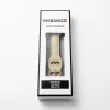 MYBANDZ Elegáns slim bőróraszíj rosegold csattal /krémfehér/20mm