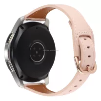   MYBANDZ Elegáns slim bőróraszíj rosegold csattal /púder/20mm