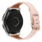 MYBANDZ Elegáns slim bőróraszíj rosegold csattal /púder/20mm