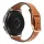 MYBANDZ Elegáns slim bőróraszíj rosegold csattal /barna/20mm