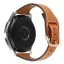 MYBANDZ Elegáns slim bőróraszíj rosegold csattal /barna/20mm