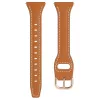 MYBANDZ Elegáns slim bőróraszíj rosegold csattal /barna/20mm