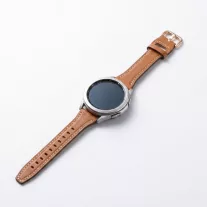   MYBANDZ Elegáns slim bőróraszíj rosegold csattal /barna/20mm