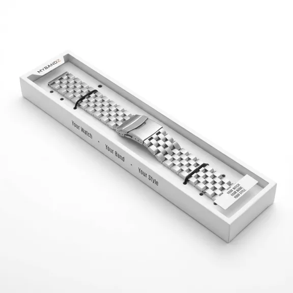 MYBANDZ Engineer fém óraszíj /ezüst / 20mm